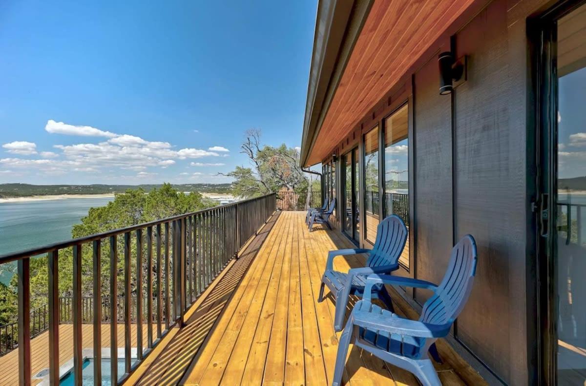 Вилла Atlantis On Lake Travis Pool Hot Tub Dock Leander Экстерьер фото