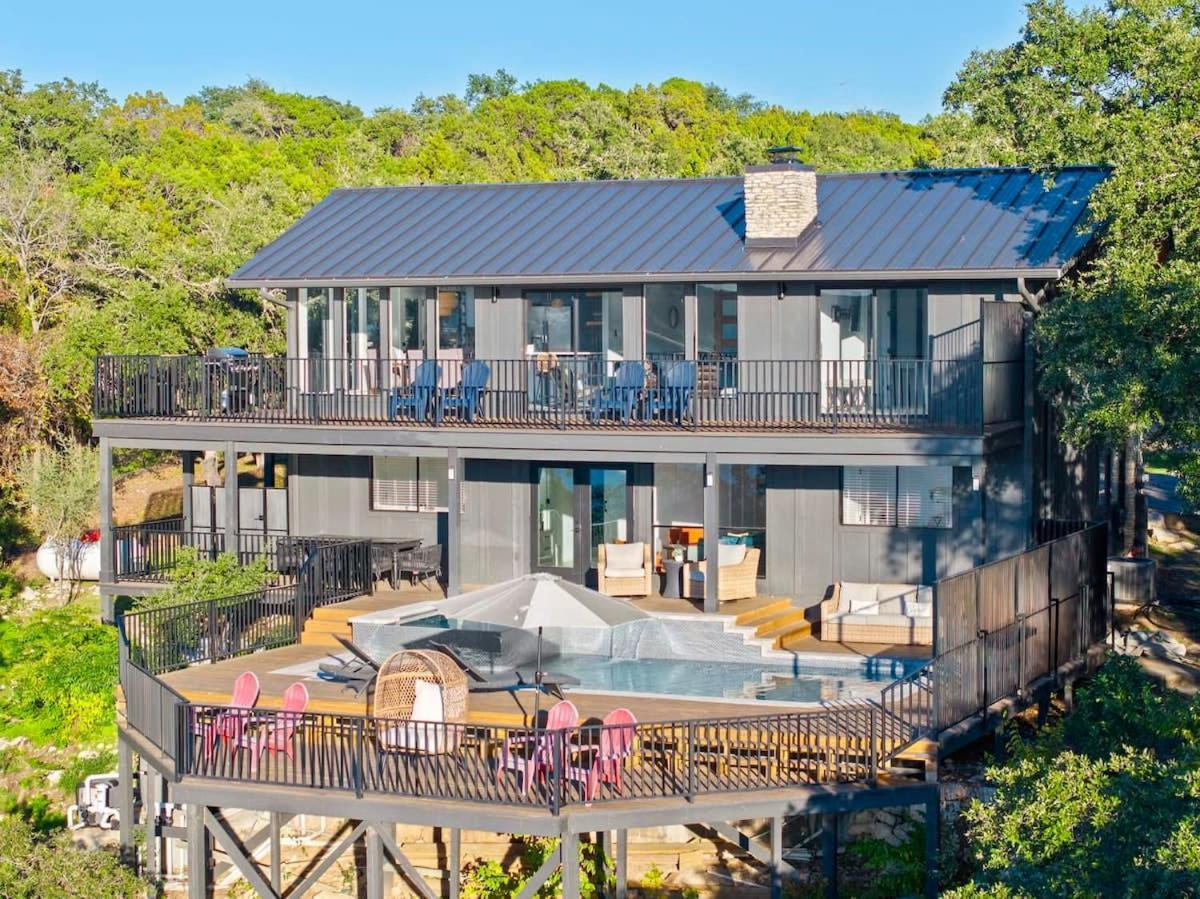 Вилла Atlantis On Lake Travis Pool Hot Tub Dock Leander Экстерьер фото