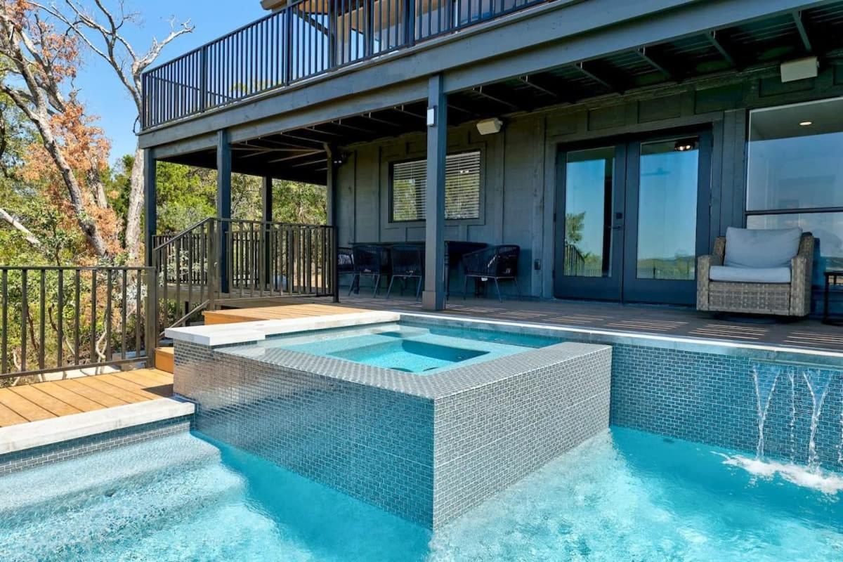 Вилла Atlantis On Lake Travis Pool Hot Tub Dock Leander Экстерьер фото