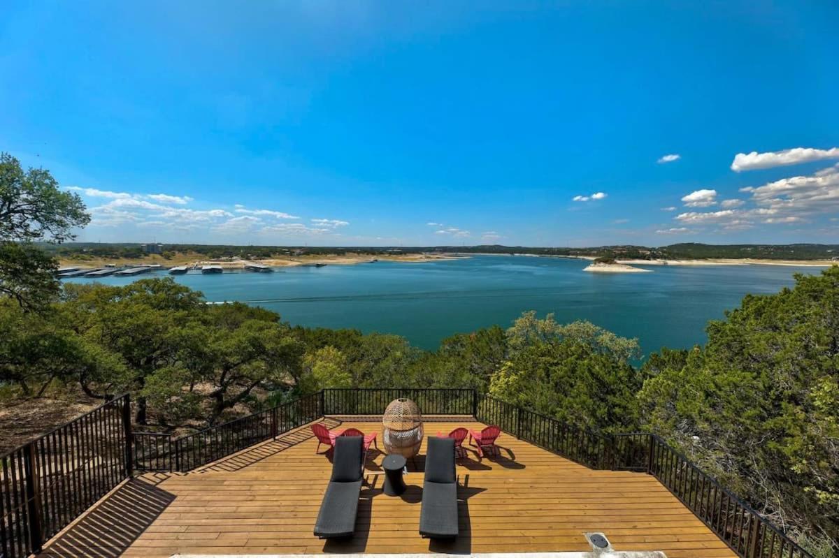 Вилла Atlantis On Lake Travis Pool Hot Tub Dock Leander Экстерьер фото