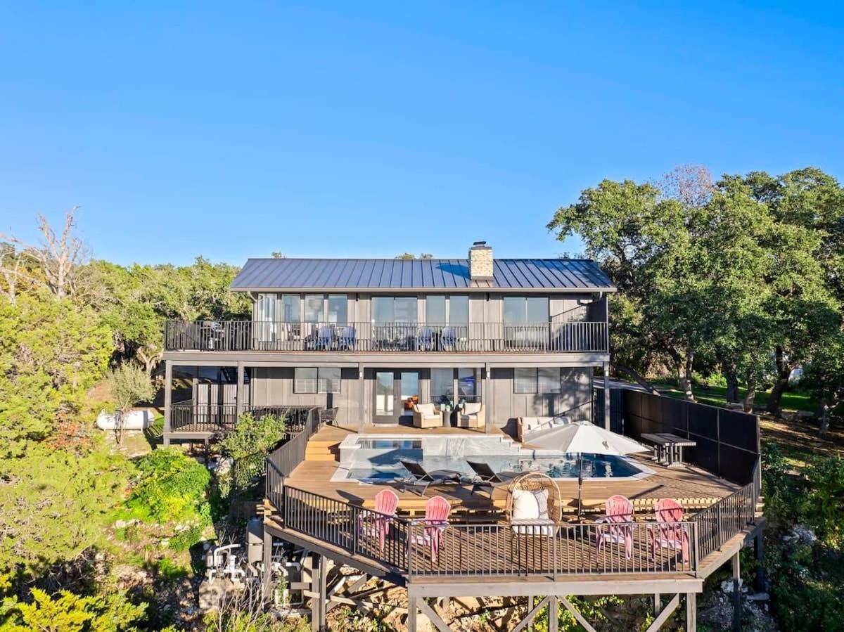 Вилла Atlantis On Lake Travis Pool Hot Tub Dock Leander Экстерьер фото