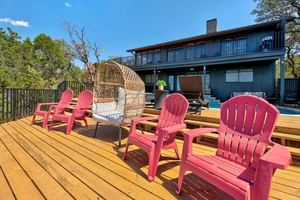 Вилла Atlantis On Lake Travis Pool Hot Tub Dock Leander Экстерьер фото