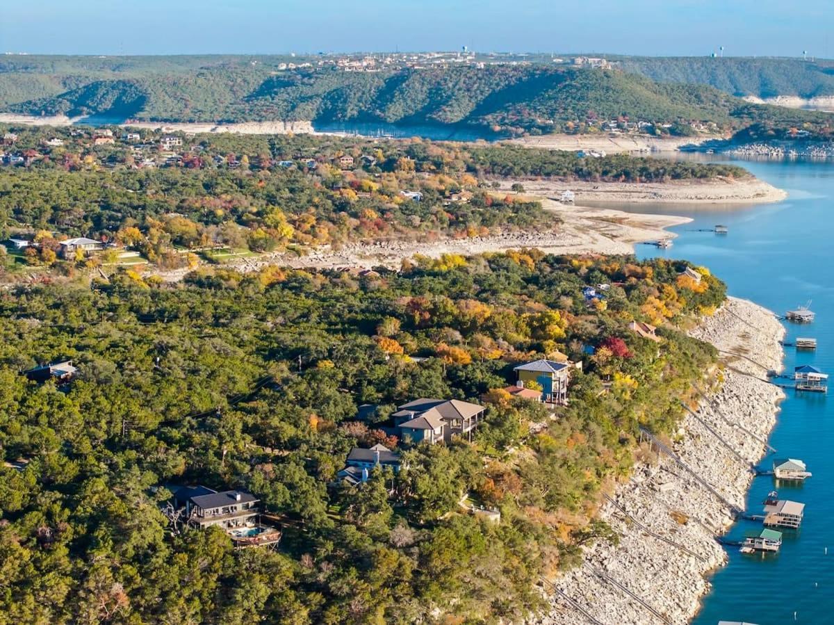 Вилла Atlantis On Lake Travis Pool Hot Tub Dock Leander Экстерьер фото